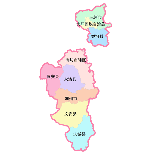 探索廊坊脉络，最新全图一览无遗