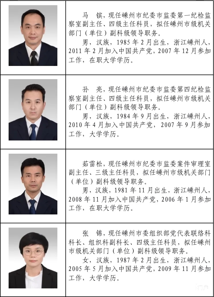 嵊州市干部公示，变化带来自信，成就铸就新辉煌之路