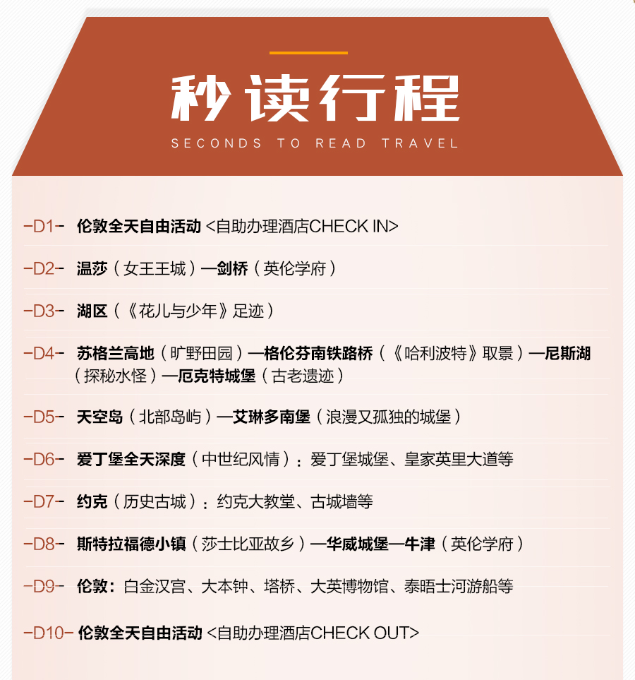 英国十日巷弄惊喜之旅报团价格全解析